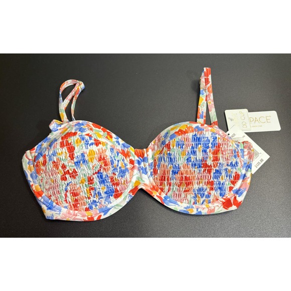 L Space Other - L*SPACE NWT Marley Bikini Top Flowers Forever Size DD Cup MSRP $125
